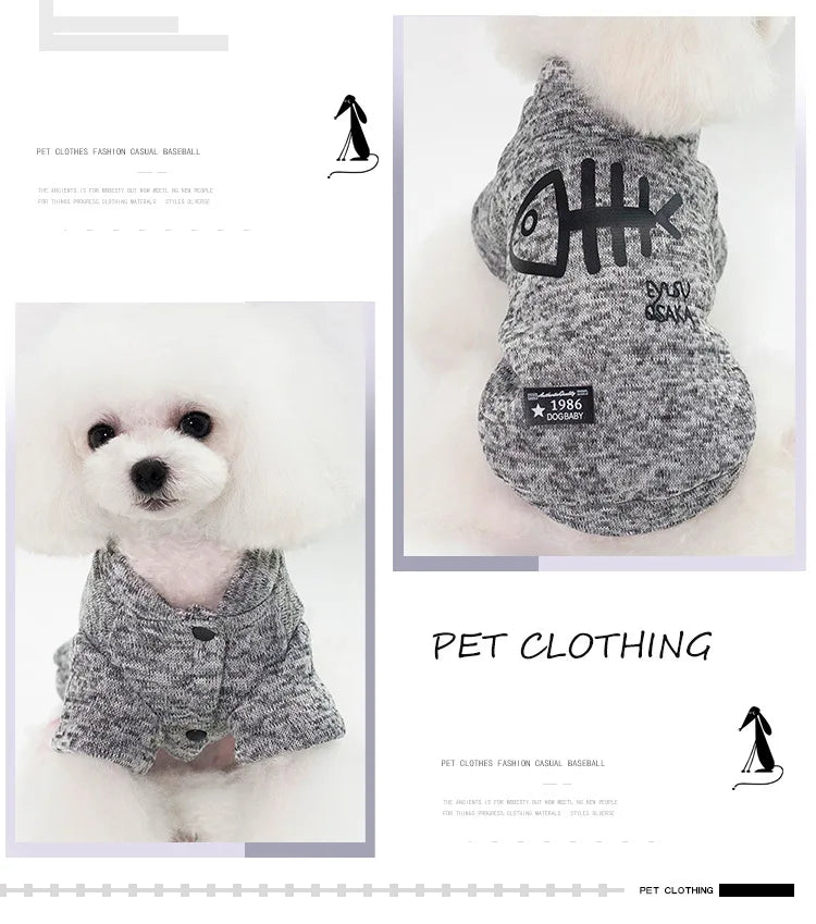 Bone Appétit' SweatShirts For Small-Medium Paws