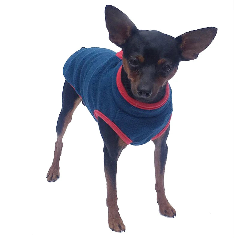 Warm & Fuzzy' Fleece Vest For Small & Medium Paws