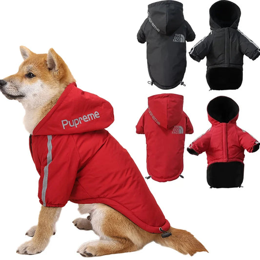 Pupreme' Reflective Weather Proof Hoodie For Small-Medium Paws