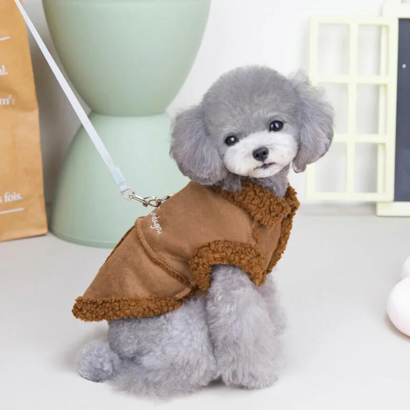 The Pawlish Gentleman' British Style Fleece For Small-Medium Paws