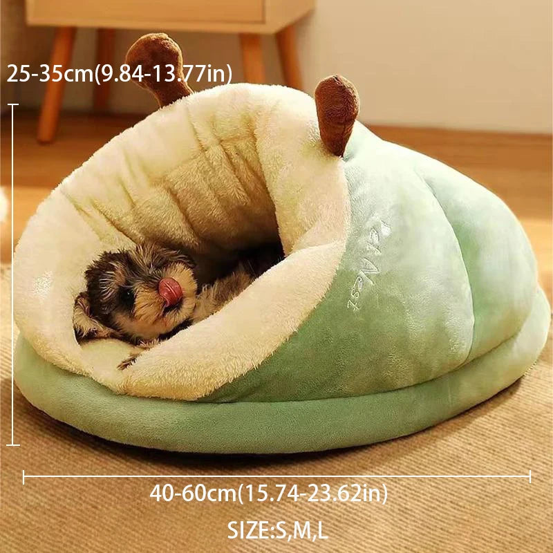 Snooze Slippers' Bed For Small-Medium Paws