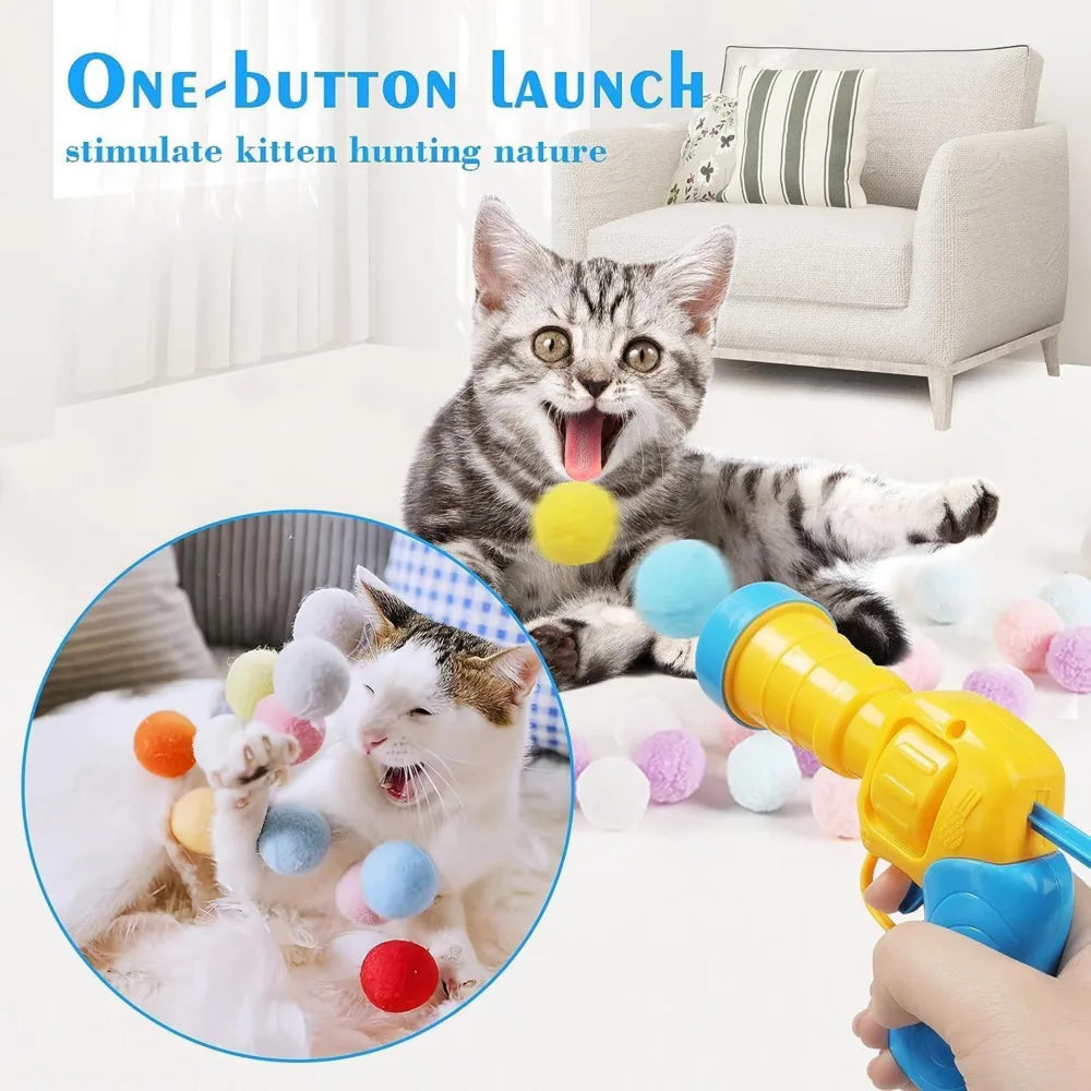 Cat-apult 3000, Plush Ball Gun Toy