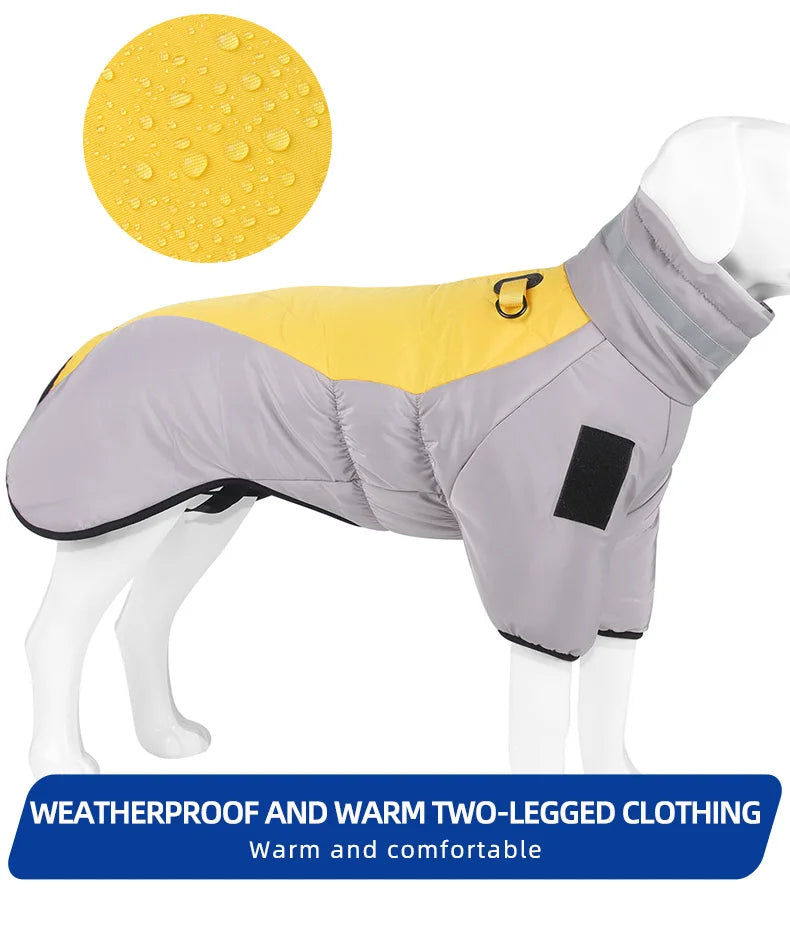 Ruff Rider' Reflective Weatherproof Jacket For Large Paws