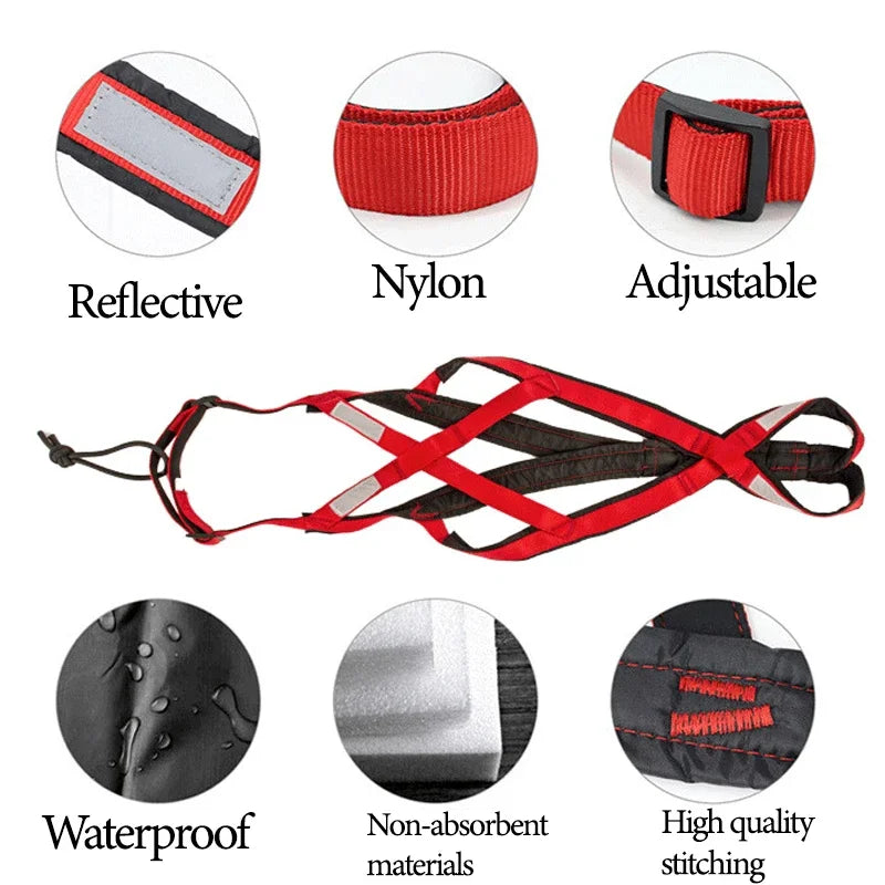 Sled-a-Pup Full-Body Harness' Adjustable And Reflective For Paws Of All Sizes