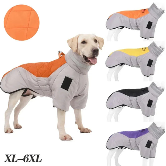 Ruff Rider' Reflective Weatherproof Jacket For Large Paws