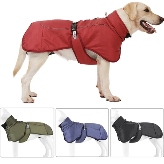 Glare-Force One' Reflective Weatherproof Jacket For Large Paws